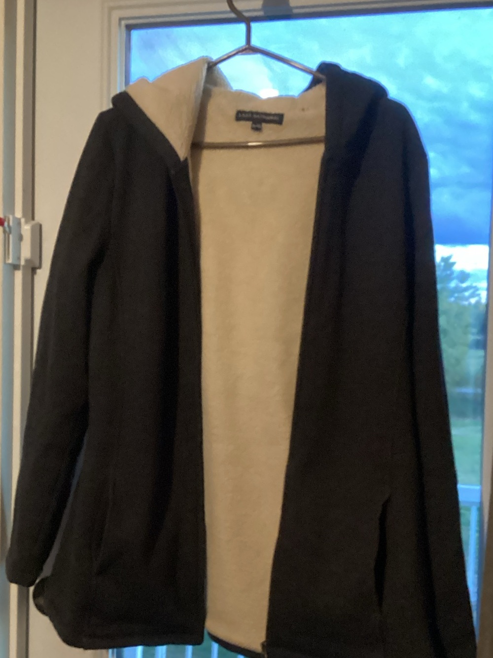 Lady Hathaway Sherpa lines zip up hoody jacket with pockets